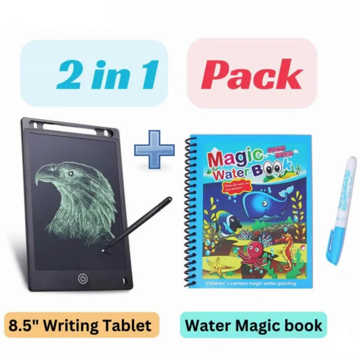 Magic Water Book & LCD Writing Tablet Set for Kids 0 Reviews