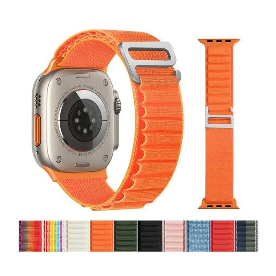 Alpine Loop Band for Apple Watch 5, 6, 7, 8, 9, 10 - Nylon Strap for 40mm, 41mm, 44mm, 45mm, 49mm iWatch Ultra Series