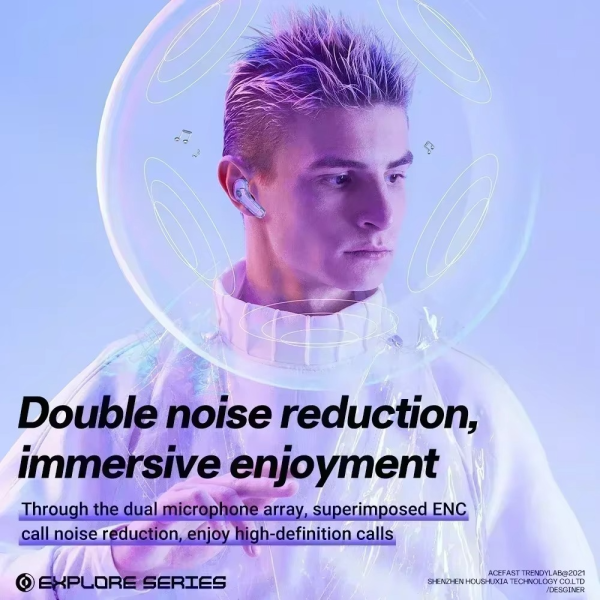 Air39 Wireless Earbuds | Bluetooth 5.3 | Clear Sound | Heavy Bass | Noise Reduction | Led Display – Random Color