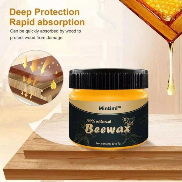 Beewax Furniture Polish 85ml – Beewax Wood Polish & Shiner – Wooden Table, Chair, And Floor Cleaner(liquid Base)