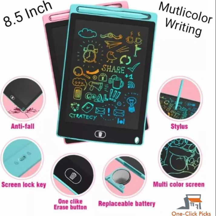 Kids’ Magic LCD Writing Tablet – Colorful & Reusable Screen