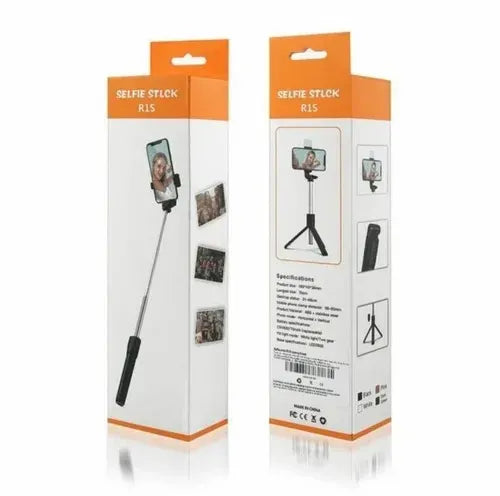 Selfie Stick Tripod R1s Bluetooth Remote Control Tripod Selfie Stick New Model With Wireless Remote Shutter Compatible With All Cell Phones
